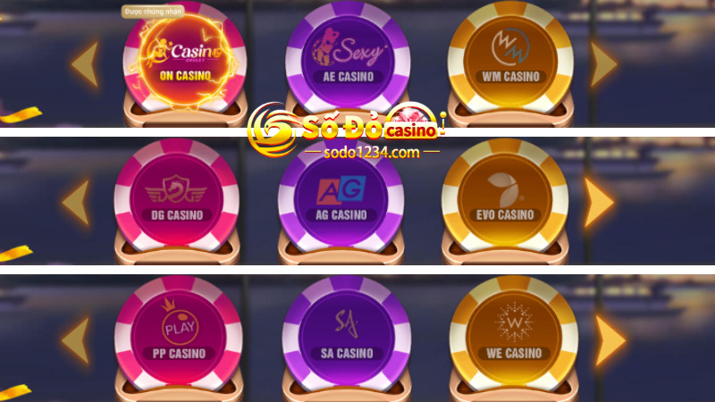 Casino Sodo hợp tác với nhiều NPH đem lại sự trải nghiệm đa dạng cho người chơi