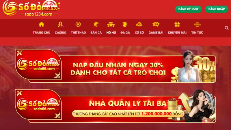 Chơi game nổ hũ nhận ngay các khuyến mãi xanh chín từ Sodo